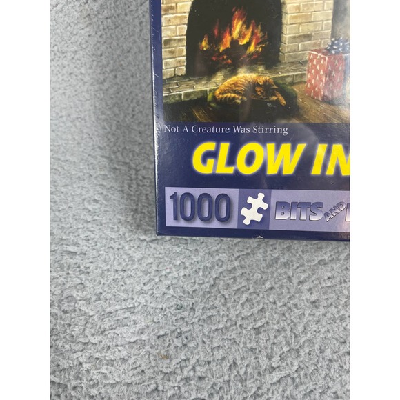 Bits and Pieces Glow In The Dark 1000 Piece Christmas Puzzle NEW - Picture 3 of 3